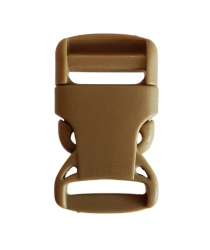 Klamra 25mm Zatrzask plastik Koyote 5szt