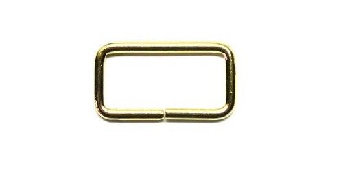 Ramka z drutu 4mm szerokość 40mm ZŁOTA 10szt