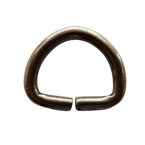 Półkole drut 4mm szer. 20mm St.Złoto 10szt
