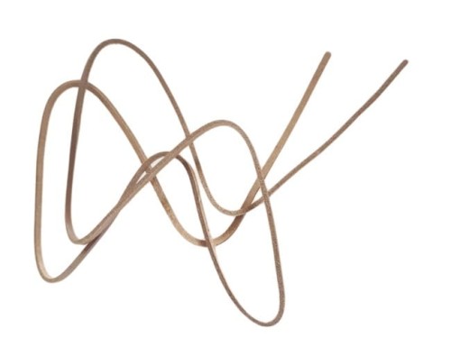 Rzemień Rzemyk 120cm Naturalny 3x2mm SKÓRA 1szt