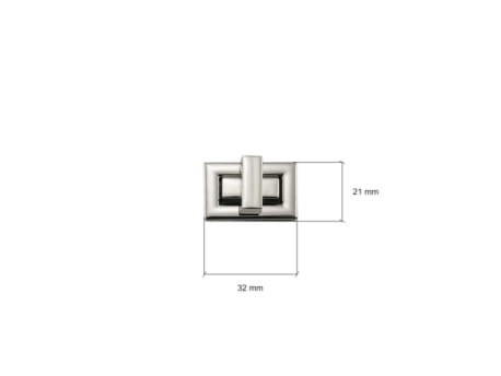 Zamek do Torebki Przekrętka 32x21mm