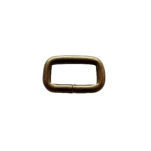 Ramka Metal Drut 4mm szer. 20mm St.Złoto 10szt