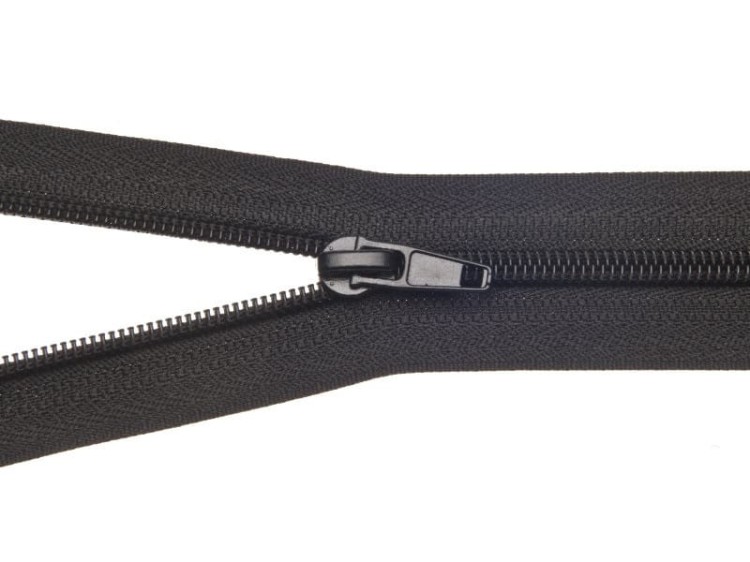 Zamek Błyskawiczny Spirala 18cm Czarny 10szt