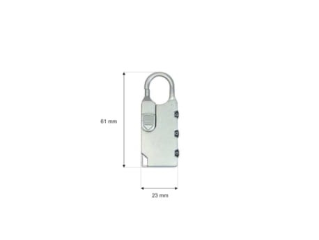 Kłódka do Walizek 23x61mm Szyfr