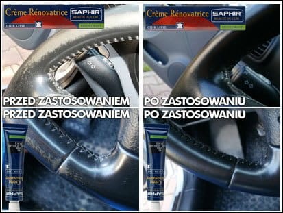 Krem do skóry SAPHIR Renovating Cream 25 ml – renowacja rys, przetarć i koloru