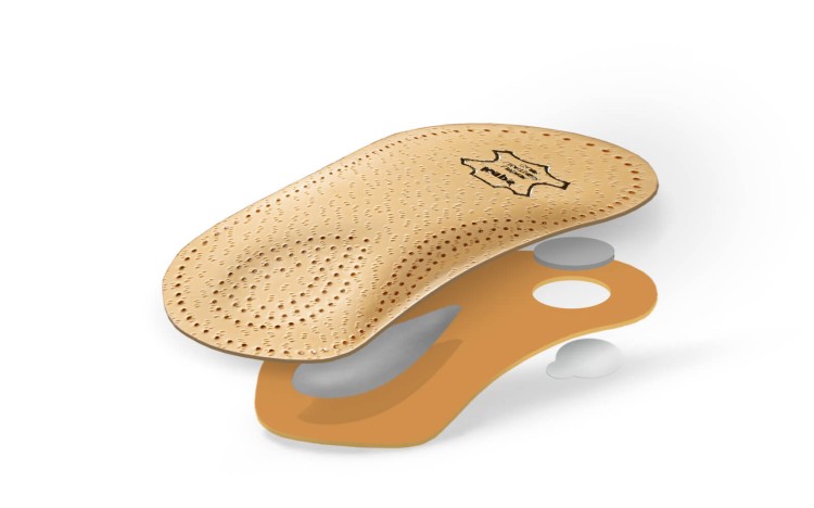 Wkładki Kaps Bolero 2/3 skóra owcza – na płaskostopie podłużne i poprzeczne, pelota, amortyzacja