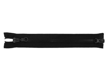 Zamek Rozdzielczy 70cm dwusuwak Czarno/Czarny 5szt