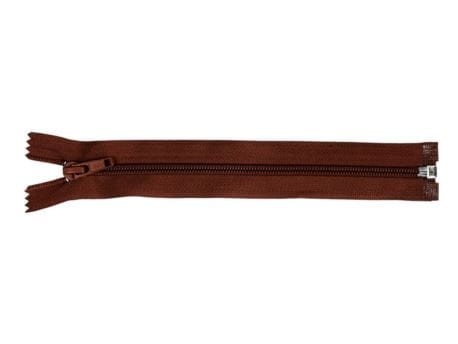 Zamek błyskawiczny #5 Rozdzielczy 35cm Brąz 5szt
