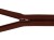 Zamek błyskawiczny #5 Rozdzielczy 70cm Brąz 5szt