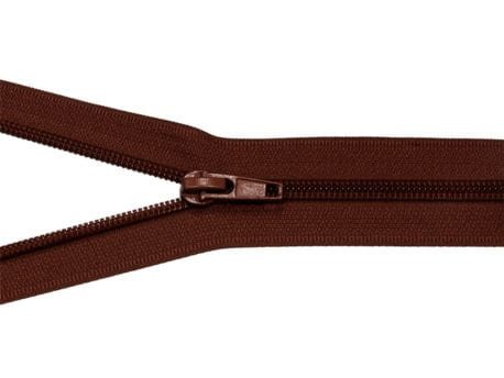 Zamek błyskawiczny #5 Rozdzielczy 70cm Brąz 5szt