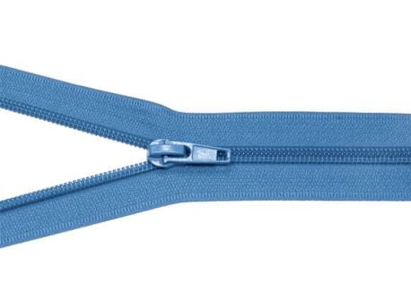 Zamek błyskawiczny #5 Rozdzielczy 55cm Niebieski 5szt