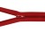 Zamek błyskawiczny #5 Rozdzielczy 45cm Czerwień 5szt