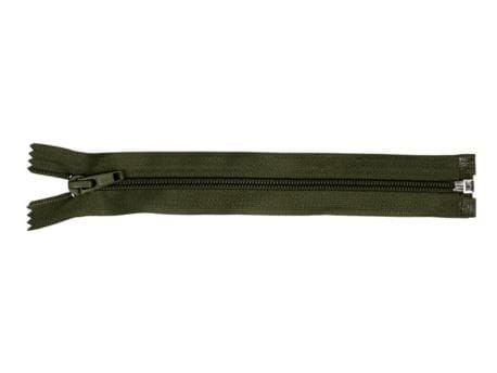 Zamek błyskawiczny #5 Rozdzielczy 45cm Ciemna Oliwka 5szt