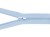 Zamek błyskawiczny #5 Rozdzielczy 25cm Błękit 5szt