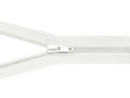 Zamek błyskawiczny #5 Rozdzielczy 80cm Biały 5szt