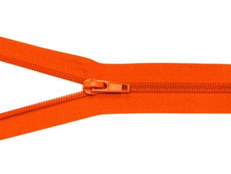 Zamek błyskawiczny #5 Rozdzielczy 45cm Pomarańcz 5szt