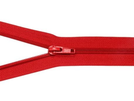 Zamek błyskawiczny #5 Rozdzielczy 75cm Ognista Czerwień 5szt