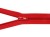 Zamek błyskawiczny #5 Rozdzielczy 80cm Ognista Czerwień 5szt