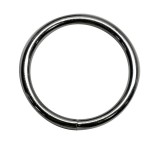 Metall Lederring 70 / 6mm