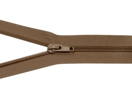 Zamek błyskawiczny #5 Rozdzielczy 60cm Kawa 5szt