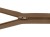 Zamek błyskawiczny #5 Rozdzielczy 85cm Kawa 5szt