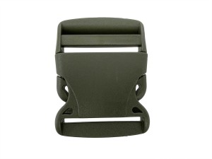 Kunststoffklammer 50 mm, Militärgrün, 5 Stück