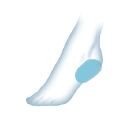 Podpiętki żelowe Kaps SMART – amortyzacja pięt, żelowy kołnierz wokół pięty