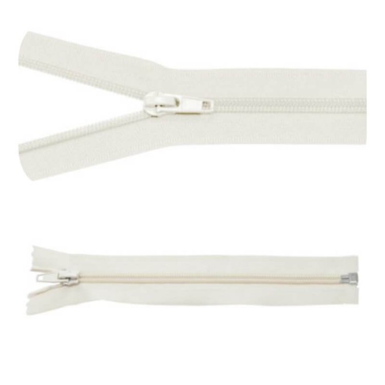 Zamek błyskawiczny #5 Rozdzielczy 55cm Jasny Beż 5szt