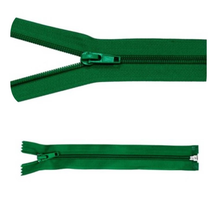 Zamek błyskawiczny #5 Rozdzielczy 35cm Zieleń 5szt