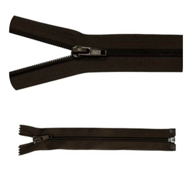 Zamek błyskawiczny #5 Rozdzielczy 65cm Ciemny Brąz 5szt