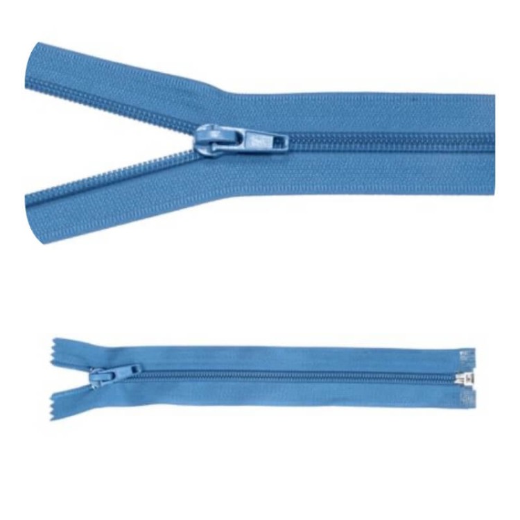 Zamek błyskawiczny #5 Rozdzielczy 80cm Niebieski 5szt