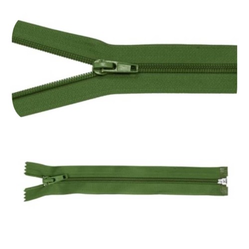 Zamek błyskawiczny #5 Rozdzielczy 70cm Oliwka 5szt