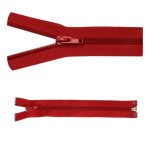 Zamek błyskawiczny #5 Rozdzielczy 80cm Czerwień 5szt
