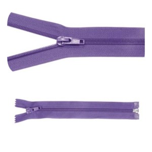 Reißverschluss Nr. 5, Trennverschluss, 75 cm, Ultra Violet, 5 Stück