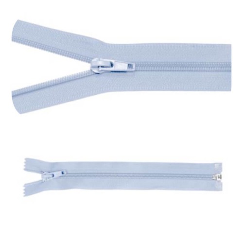 Zamek błyskawiczny #5 Rozdzielczy 60cm Jasno Niebieski 5szt