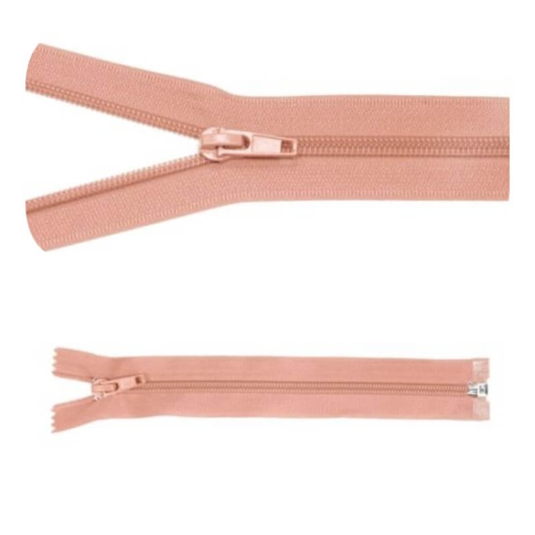 Zamek błyskawiczny #5 Rozdzielczy 70cm Brudny Róż 5szt