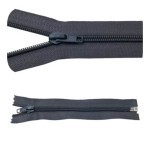Zamek błyskawiczny #5 Rozdzielczy 35cm Grafit 5szt