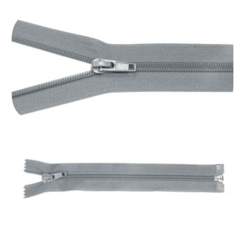 Zamek błyskawiczny #5 Rozdzielczy 35cm Zimny Popiel 5szt