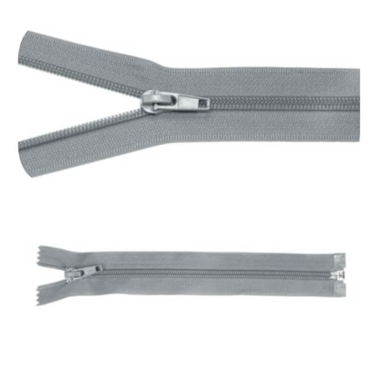 Zamek błyskawiczny #5 Rozdzielczy 60cm Zimny Popiel 5szt