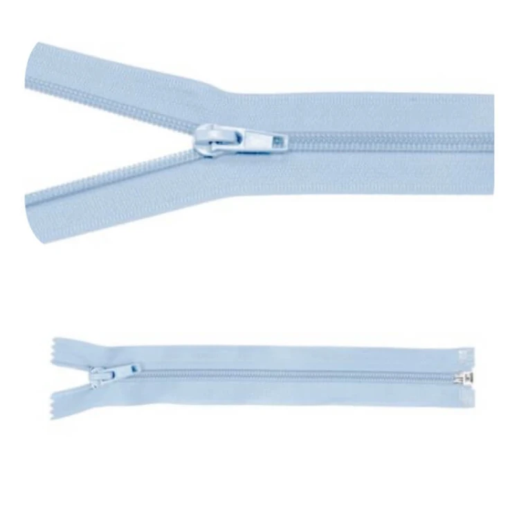 Zamek błyskawiczny #5 Rozdzielczy 45cm Błękit 5szt