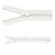 Zamek błyskawiczny #5 Rozdzielczy 80cm Biały 5szt