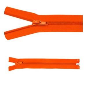 Reißverschluss Nr. 5 Trennt 30cm Orange 5 Stücke