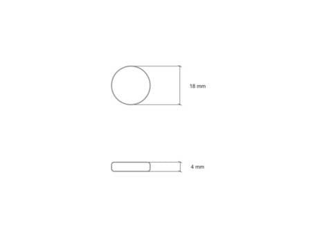 Magnes neodymowy 18x4mm