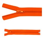 Reißverschluss Nr. 5 Trennt 80cm Orange 5 Stücke