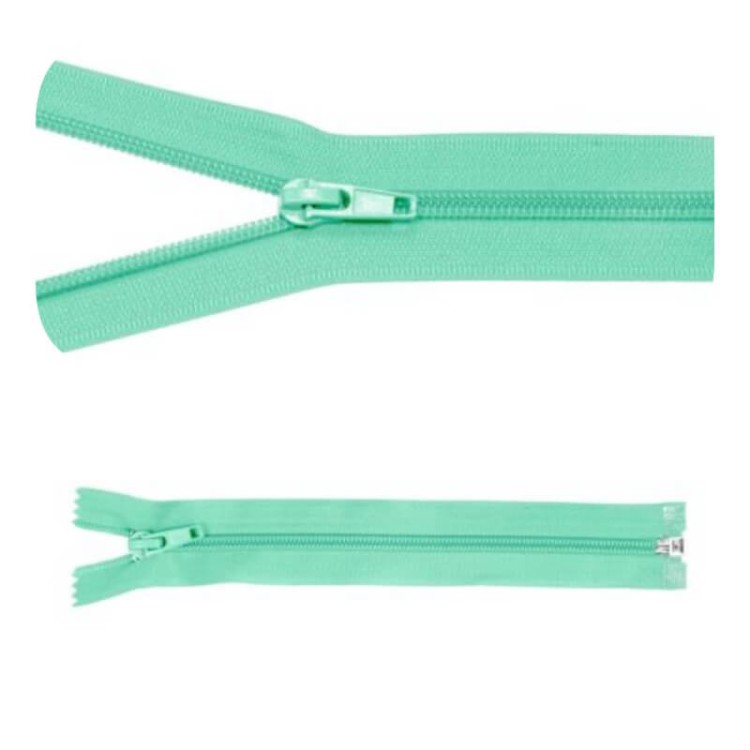 Zamek błyskawiczny #5 Rozdzielczy 35cm Mięta 5szt