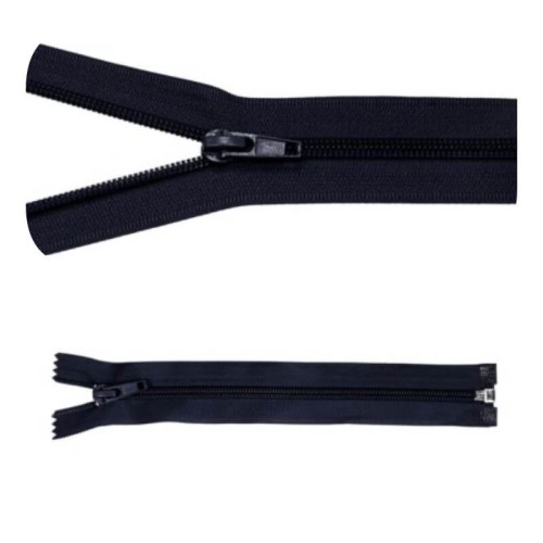 Zamek błyskawiczny #5 Rozdzielczy 40cm Ciemny Granat 5szt