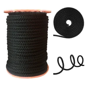 Seil, 6 mm, Polypropylen, schwarz, 50 m