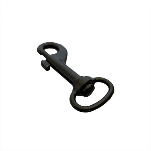 Karabinek 20x66mm karabińczyk Czarny Półmat Nierdzewny