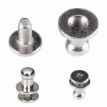 Schraube Kugel Knopik Rivet 5/4/8 mm Silber 5 Stk