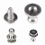 Śrubka Kulka Knopik Nit 5/4/8 mm Srebrny 5szt